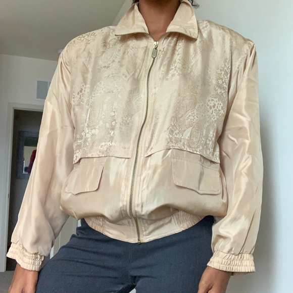 Silk bomber style jacket - Picture 2 of 3